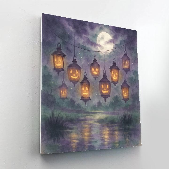 Phosphor Fen Lantern Choir painting number kit