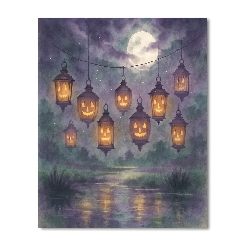 Phosphor Fen Lantern Choir painting number kit