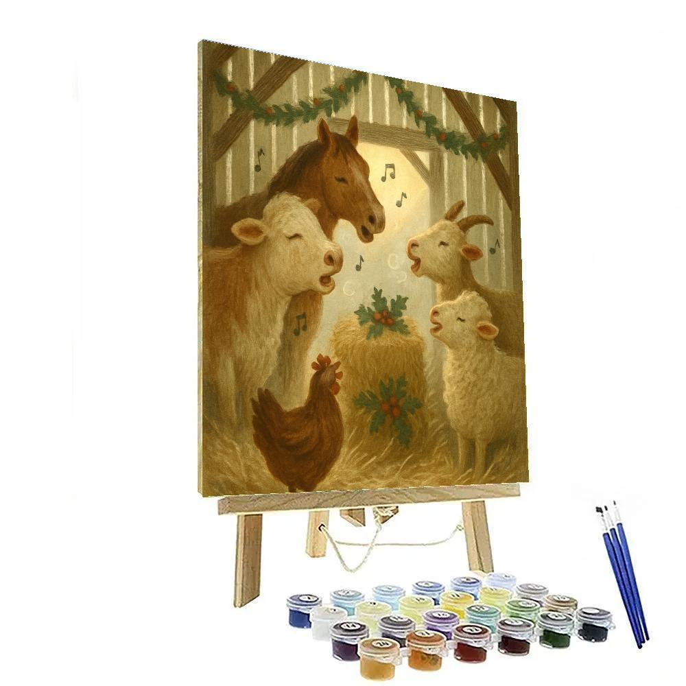 Skylit Henhouse Carol Morning DIY paint by numbers