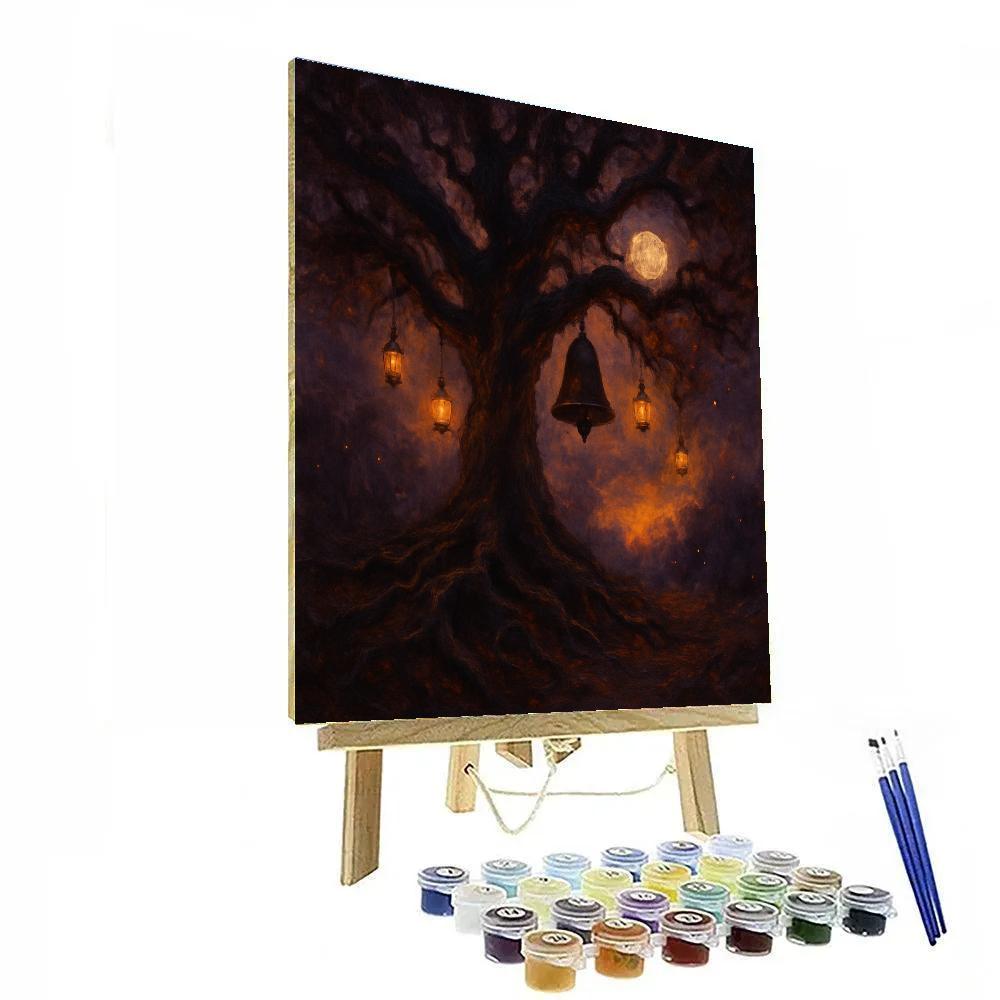 Moonlit Toll Of The Old Oak DIY paint by numbers