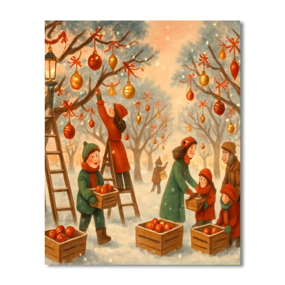 Ornament Orchard Harvest paint by color