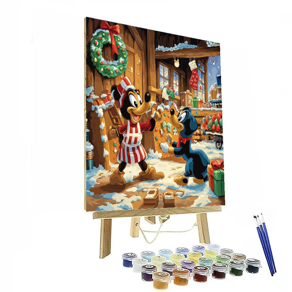 Goofs Gingerbread Workshop Paint by numbers kits
