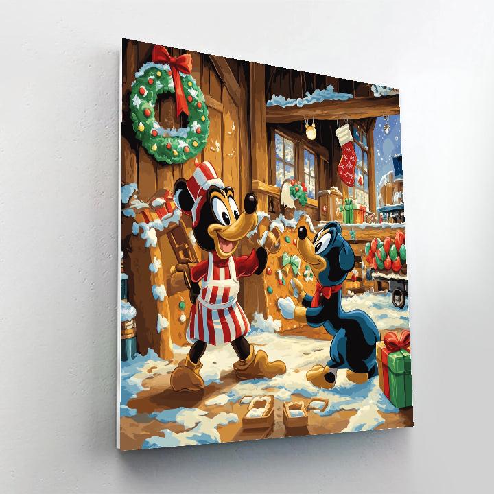 Goofs Gingerbread Workshop Paint by numbers kits