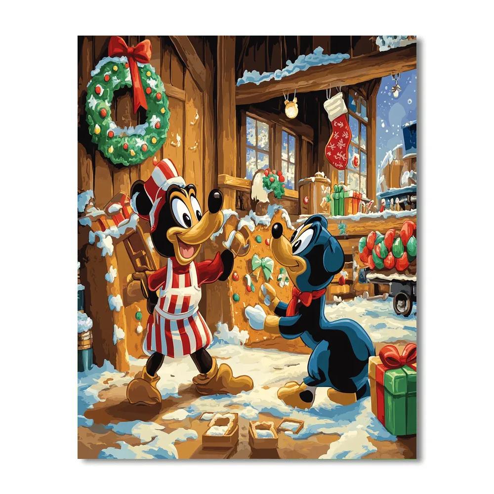 Goofs Gingerbread Workshop Paint by numbers kits