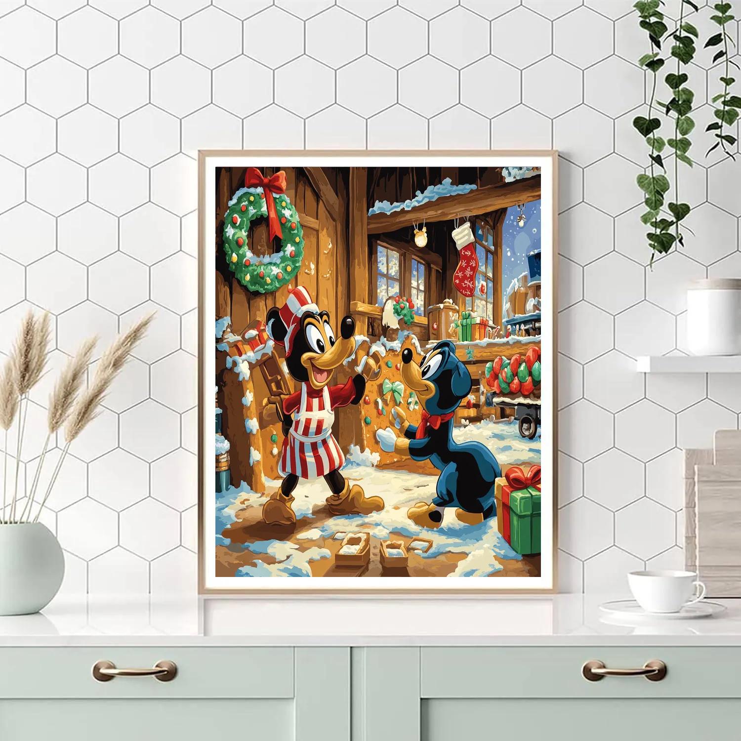 Goofs Gingerbread Workshop Paint by numbers kits