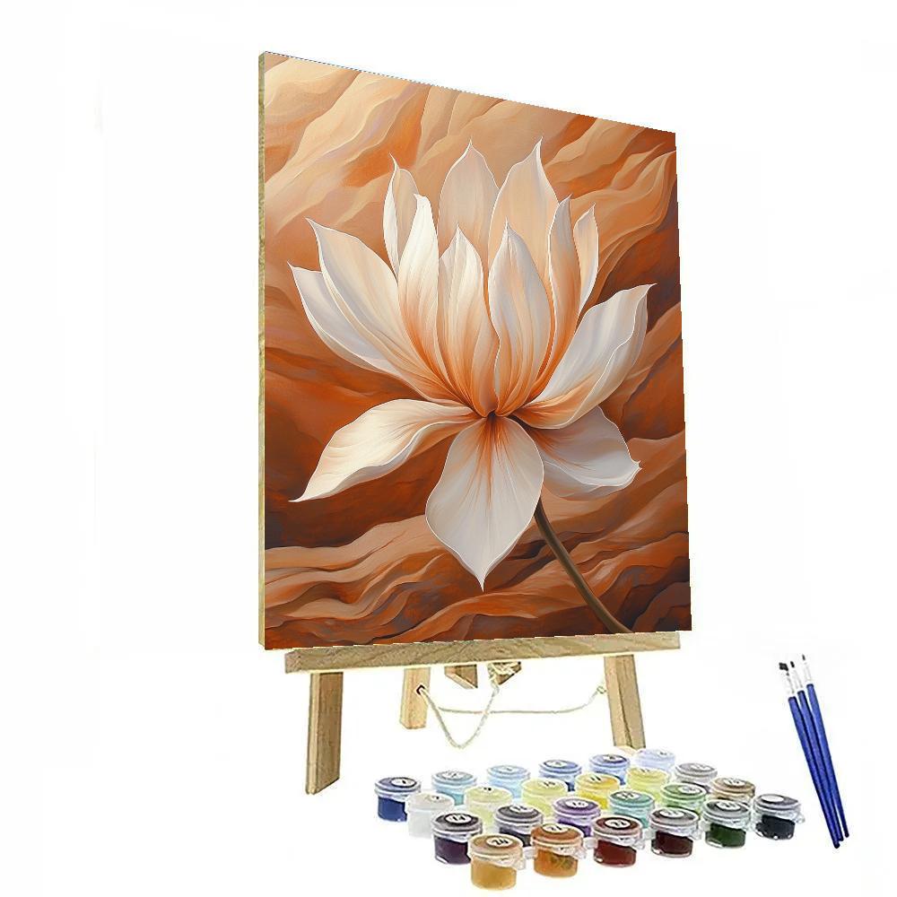 Georgia OKeeffe Inspired Desert Canyon Bloom Painting by numbers kit