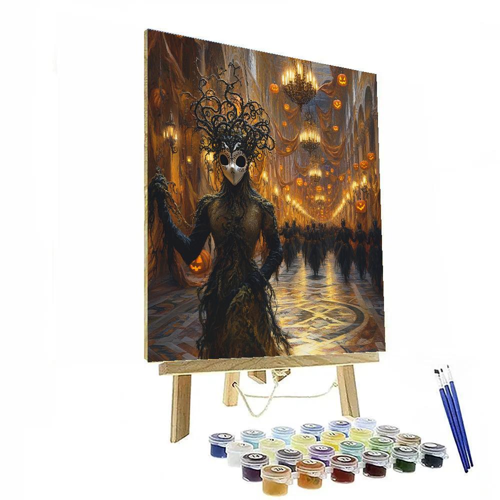 Masquerade Of The Pumpkin King Painting by numbers kit