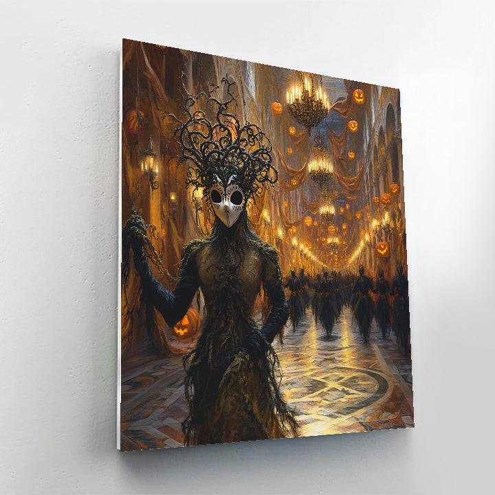 Masquerade Of The Pumpkin King Painting by numbers kit