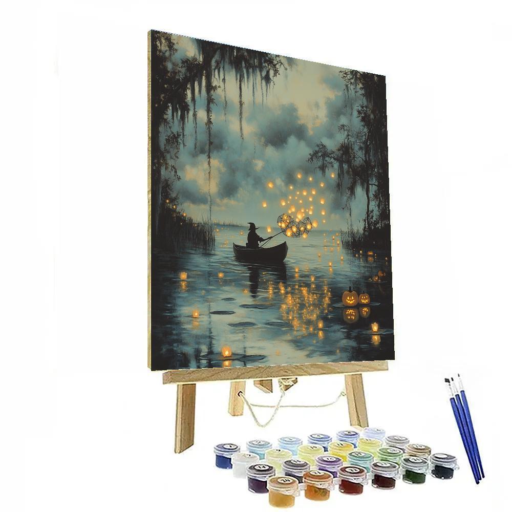Lantern Fisher Of The Haunted Marsh Numbered painting kits