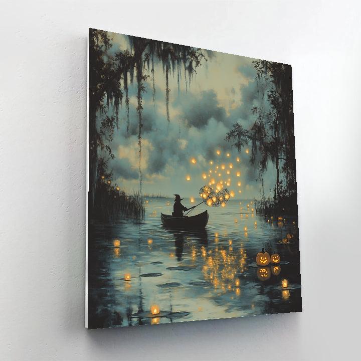 Lantern Fisher Of The Haunted Marsh Numbered painting kits