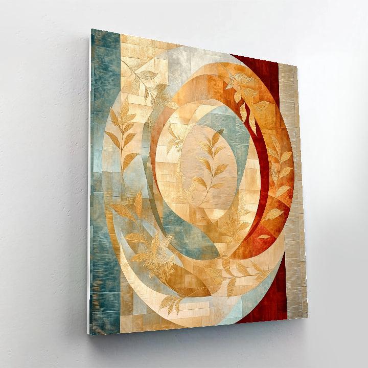 Gustav Klimt Inspired Whispers Of Time Tapestry Paint by numbers art