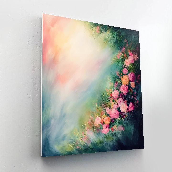 Edgar Degas Inspired Twilight Garden Rhythm Paint by numbers art