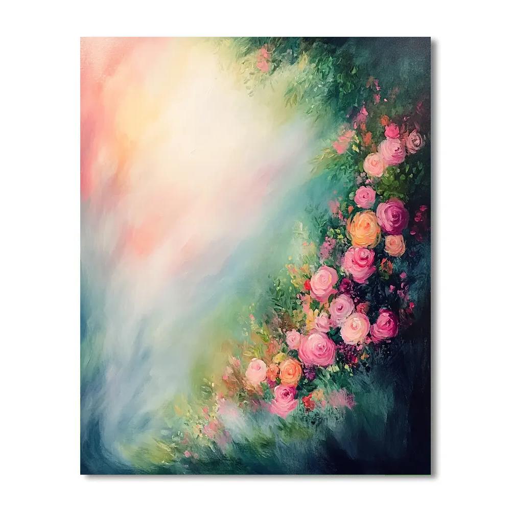 Edgar Degas Inspired Twilight Garden Rhythm Paint by numbers art