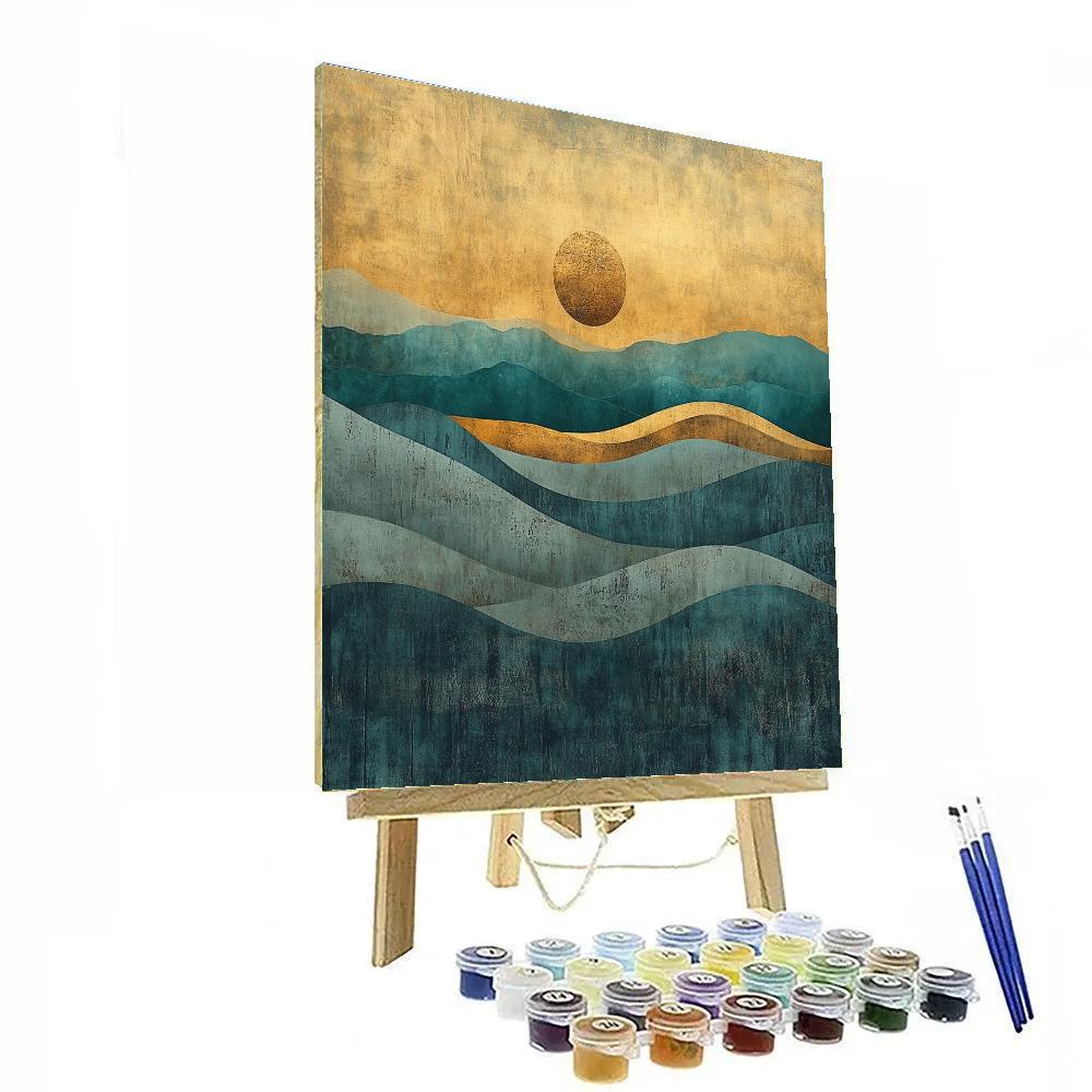 Max Ernst Inspired Dreamscape Of Fossil Winds Number painting