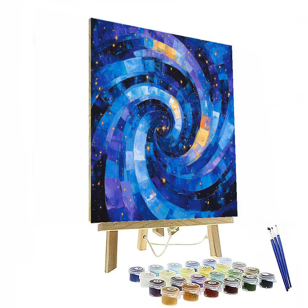 Jean-Michel Basquiat Inspired Cosmic Dreams paint by color