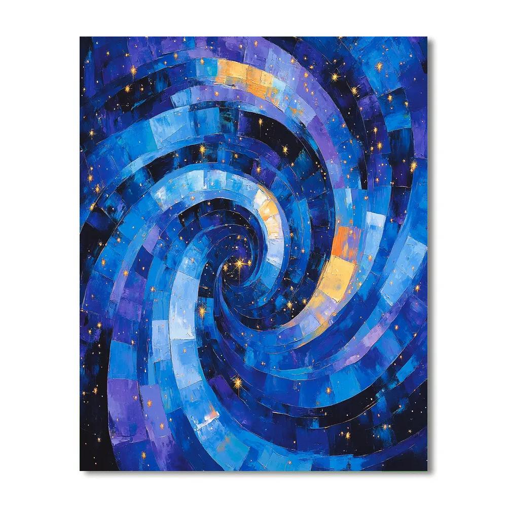 Jean-Michel Basquiat Inspired Cosmic Dreams paint by color