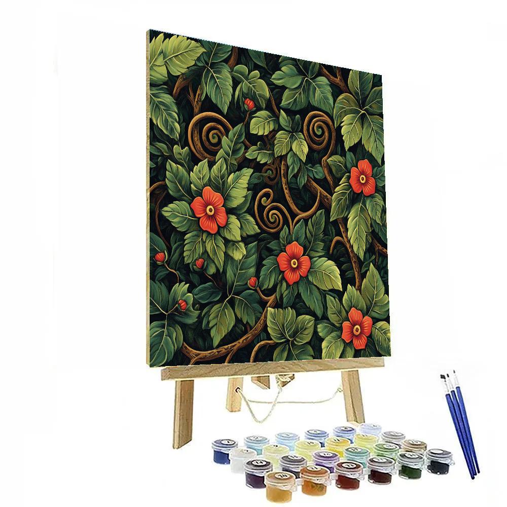 Frida Kahlo Inspired Resilient Jungle Symphony Numbered painting kits
