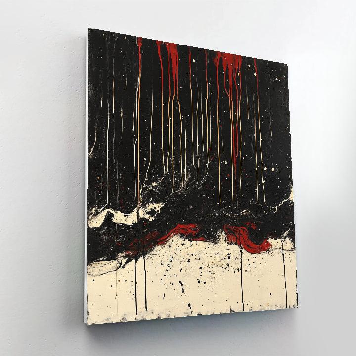 Jackson Pollock Inspired Storm Field Of Rhythm Paint by numbers kits