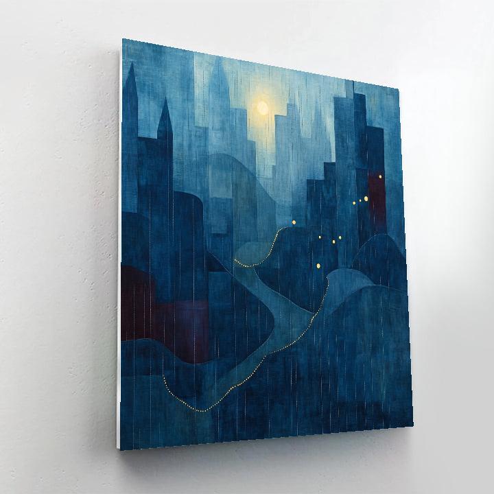 Paul Klee Inspired Rhythm Of Night DIY paint by numbers