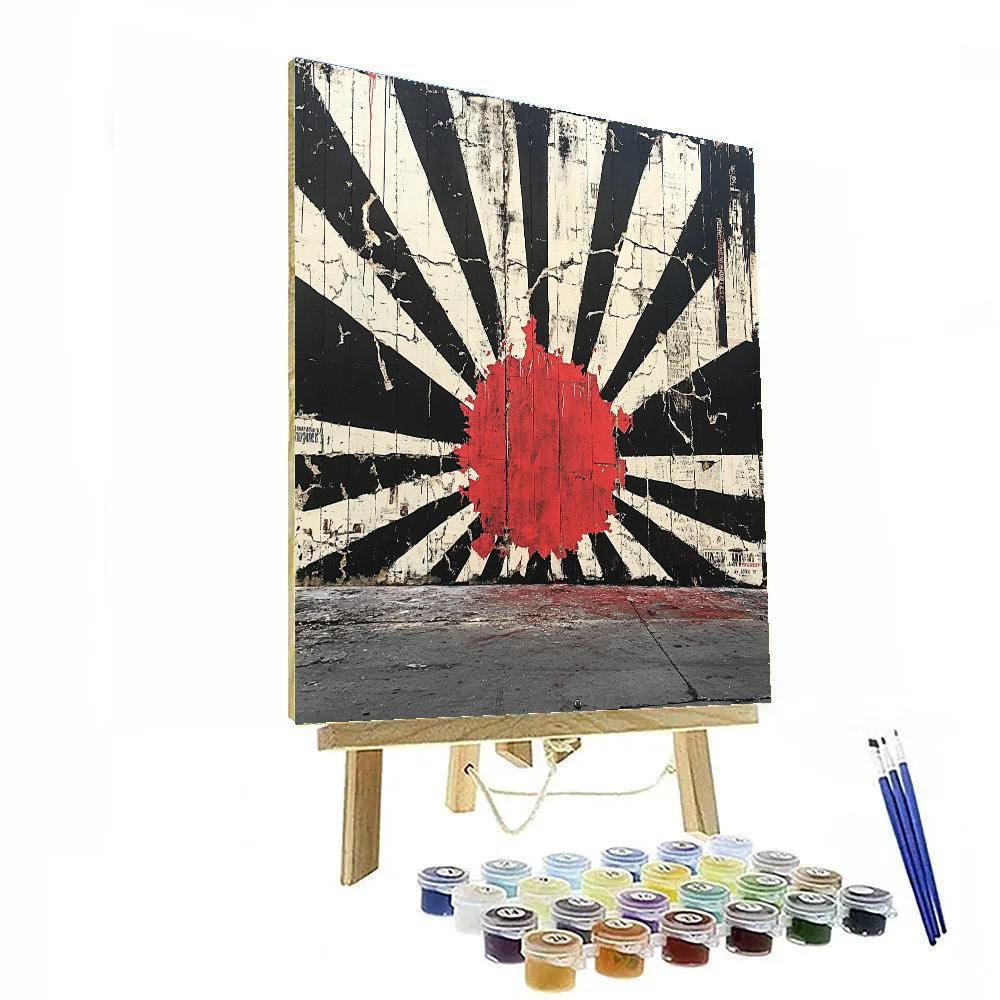 Banksy Inspired Urban Echoes Paint by numbers kits