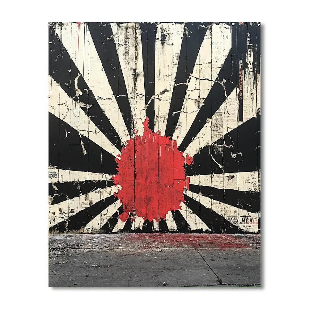 Banksy Inspired Urban Echoes Paint by numbers kits