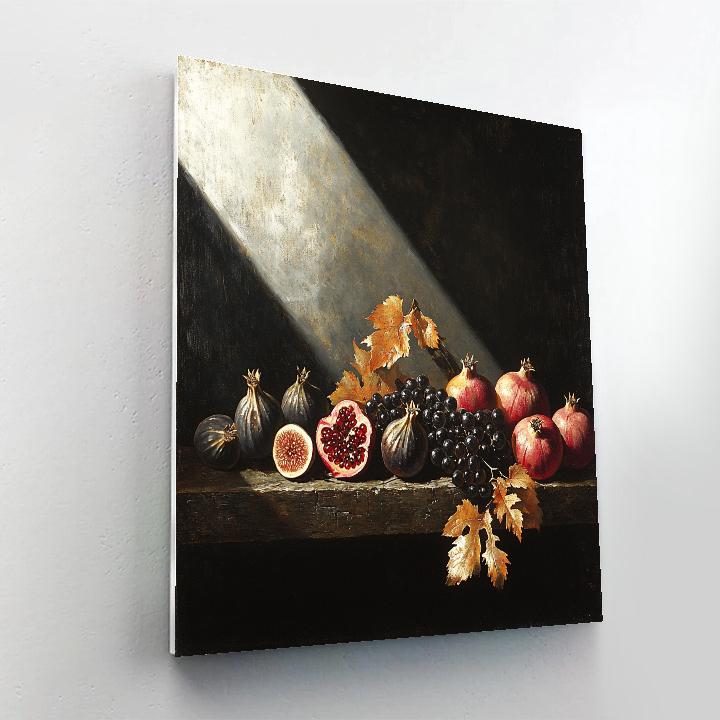 Caravaggio Inspired Tenebrism Orchard In Decline DIY paint by numbers