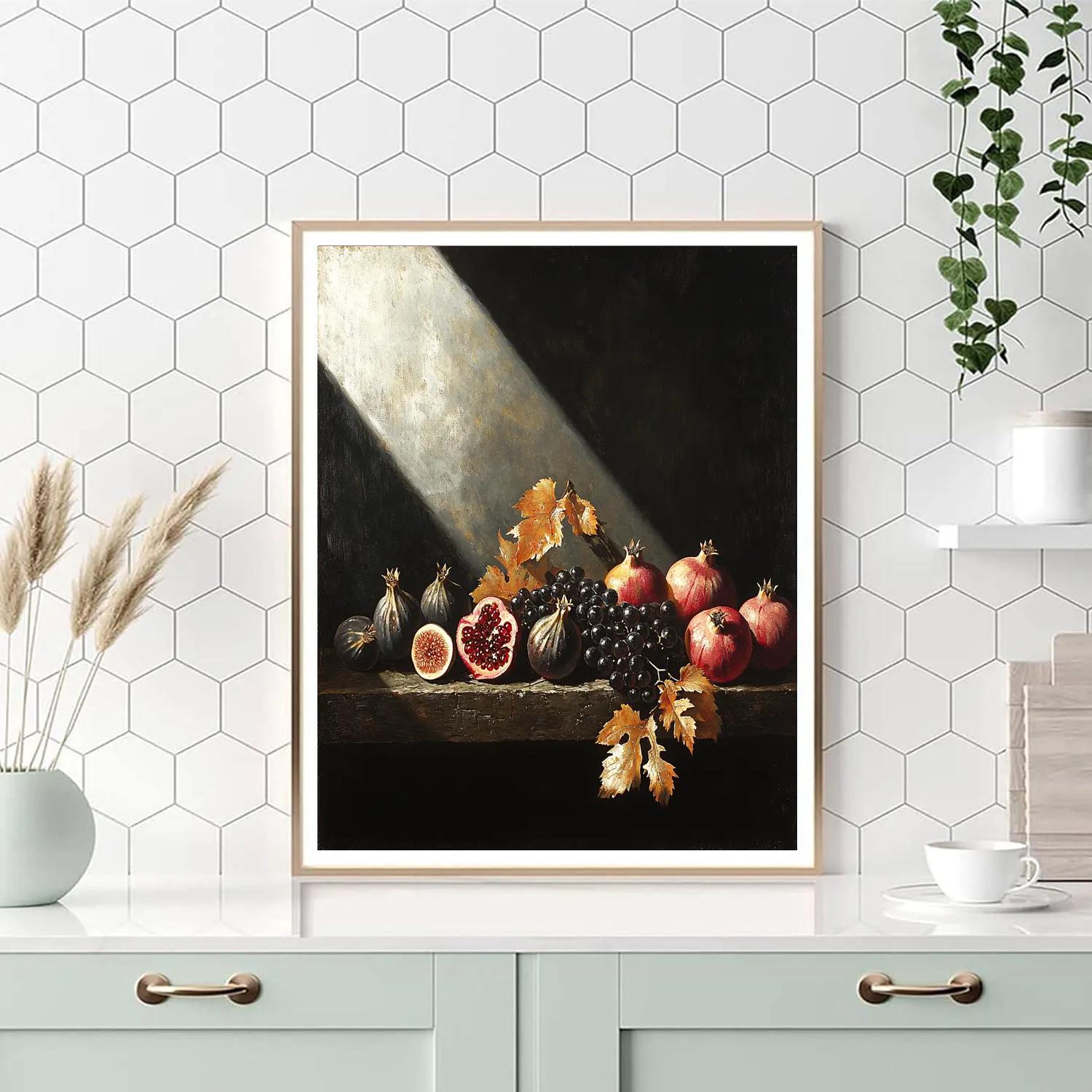 Caravaggio Inspired Tenebrism Orchard In Decline DIY paint by numbers