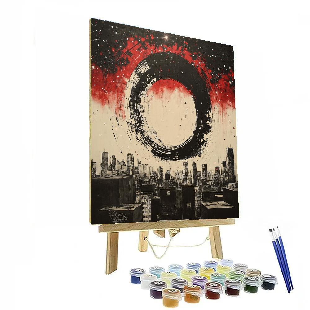 Banksy Inspired Cosmic Protest Paint by numbers kits