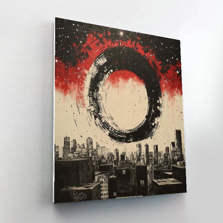 Banksy Inspired Cosmic Protest Paint by numbers kits