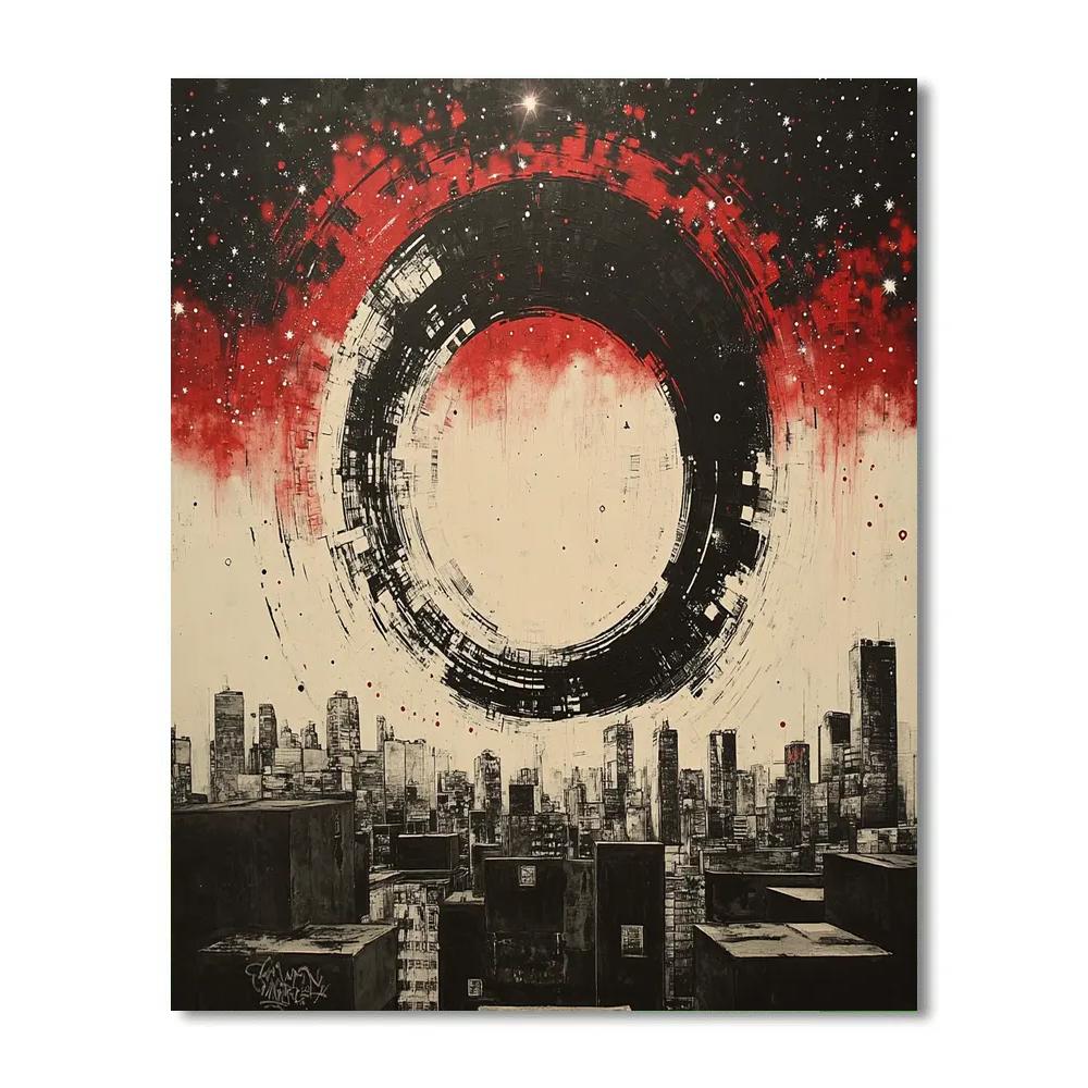 Banksy Inspired Cosmic Protest Paint by numbers kits