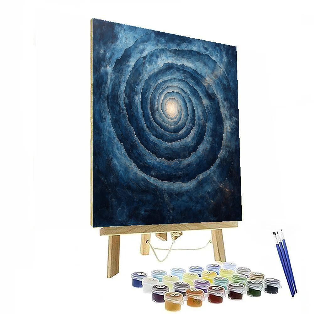 Michelangelo Inspired Nebular Spiral Numbered painting kits