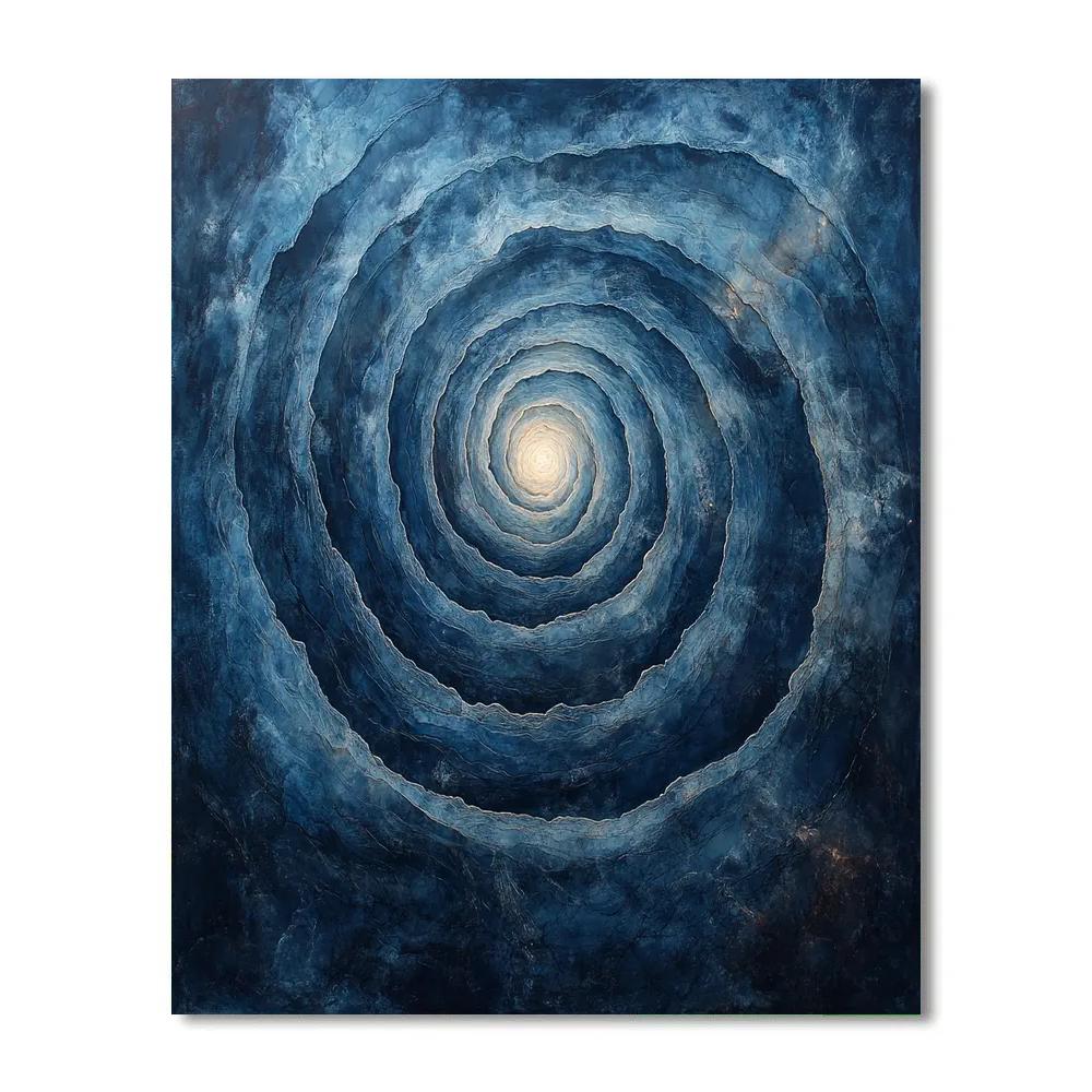 Michelangelo Inspired Nebular Spiral Numbered painting kits