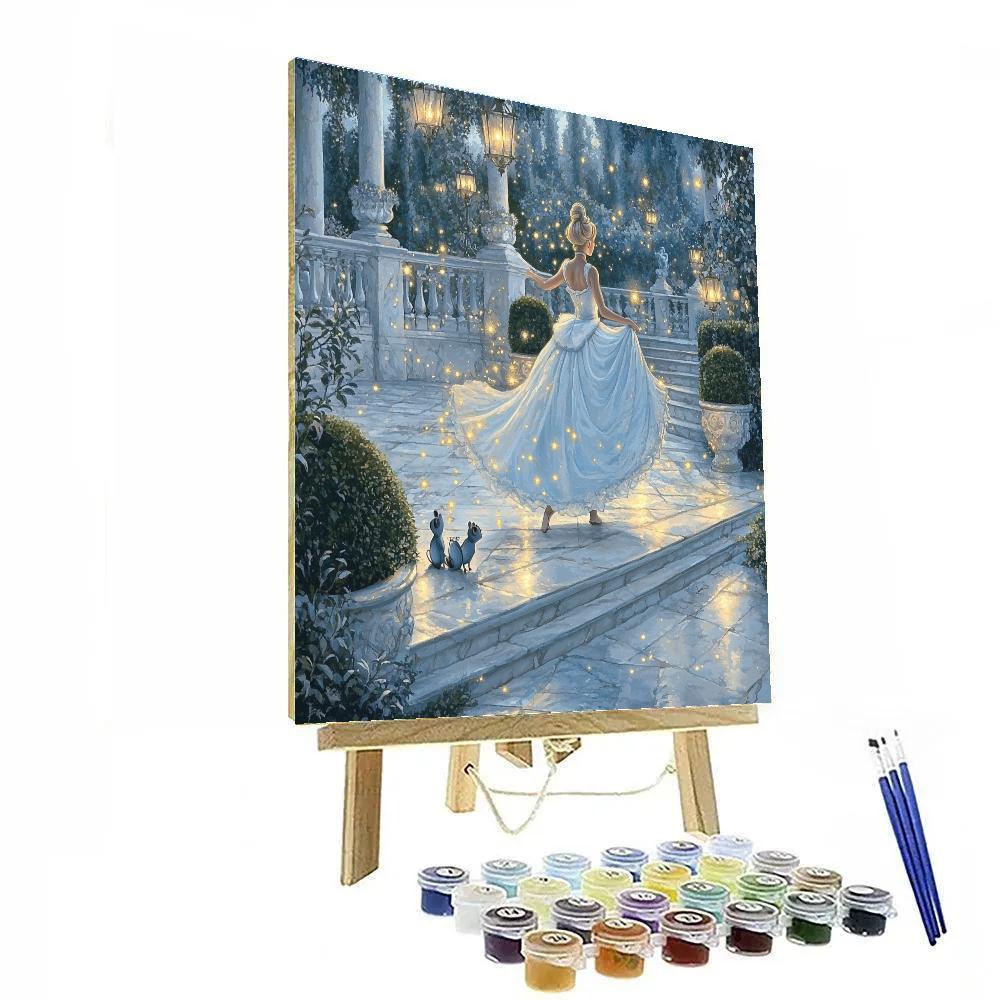 Cinderella Royal Garden Dance paint by number