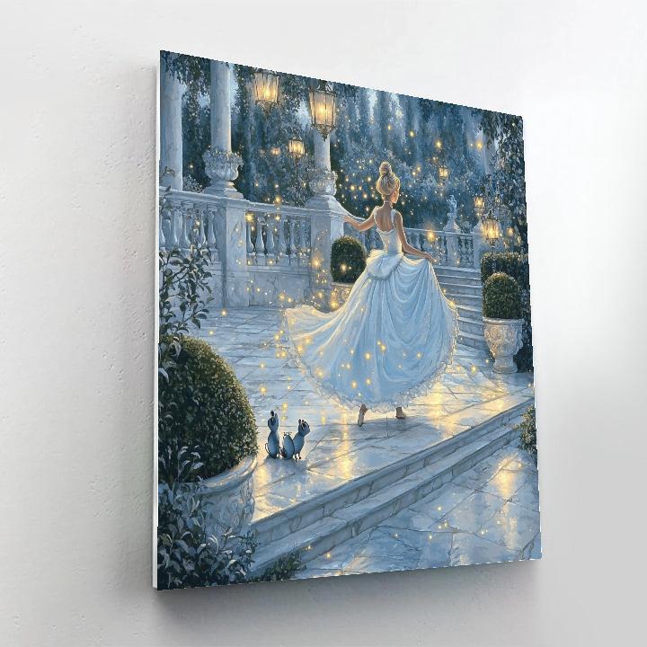 Cinderella Royal Garden Dance paint by number