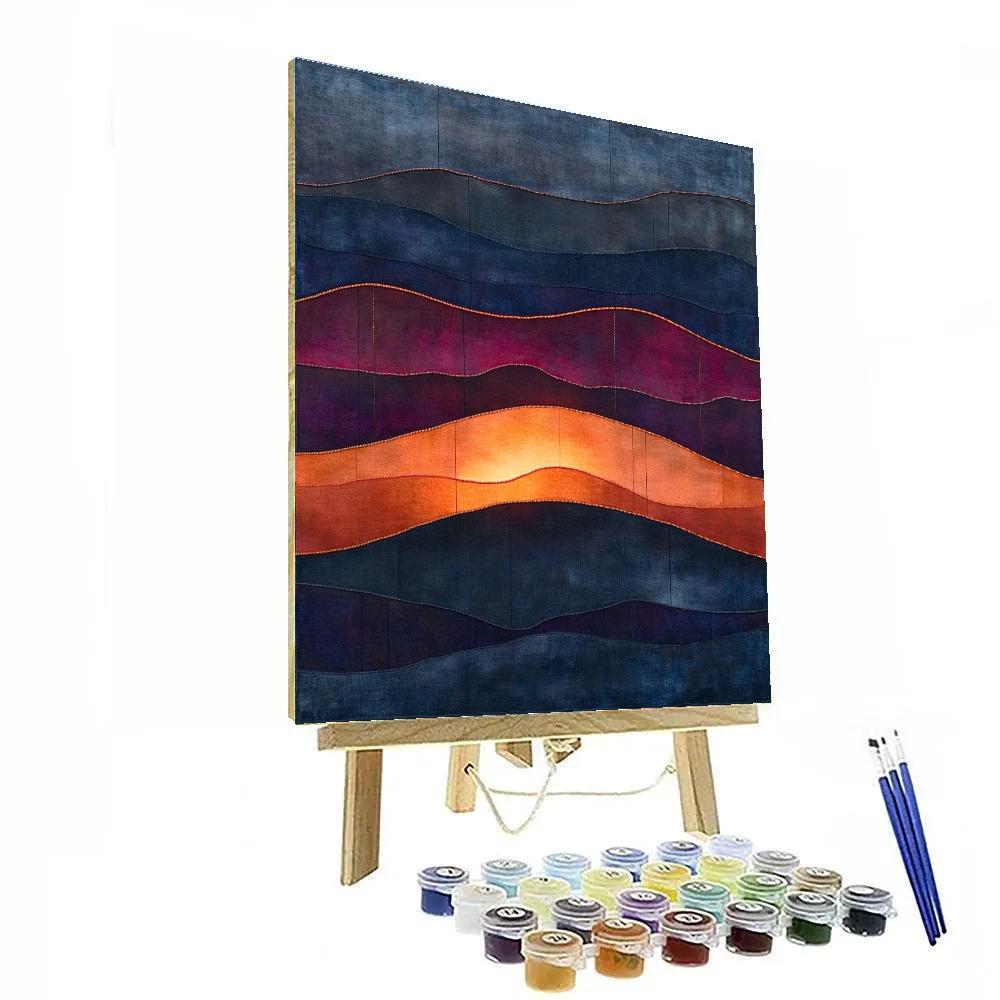 Mark Rothko Inspired Horizon Cosmic Study Paint by numbers art