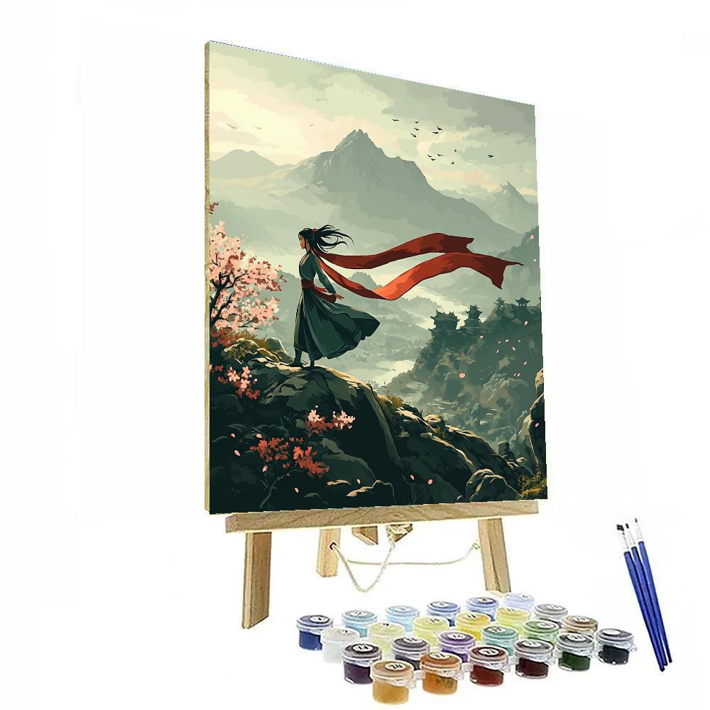 Mulan Mountain Training Calm paint by number