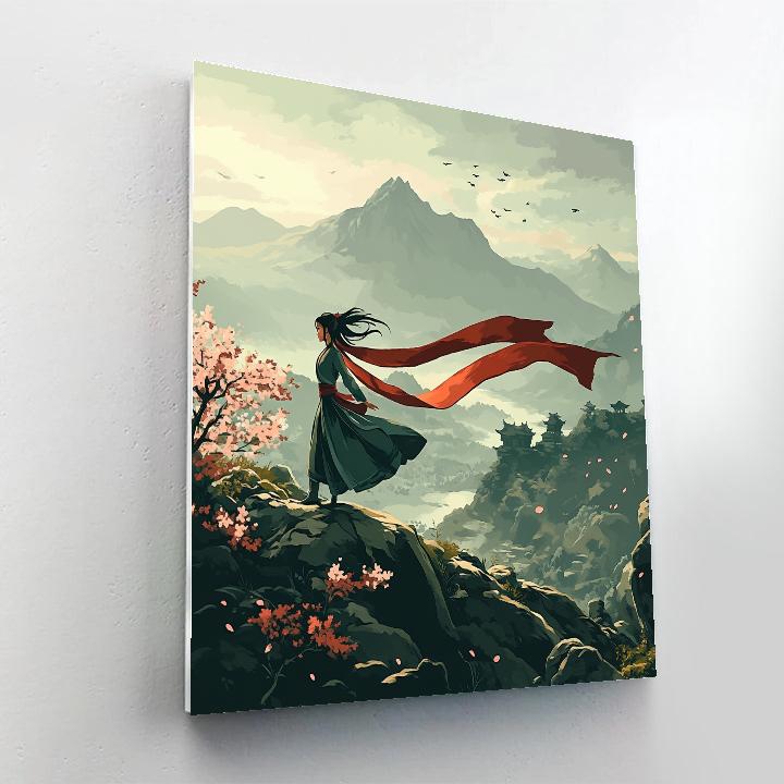 Mulan Mountain Training Calm paint by number