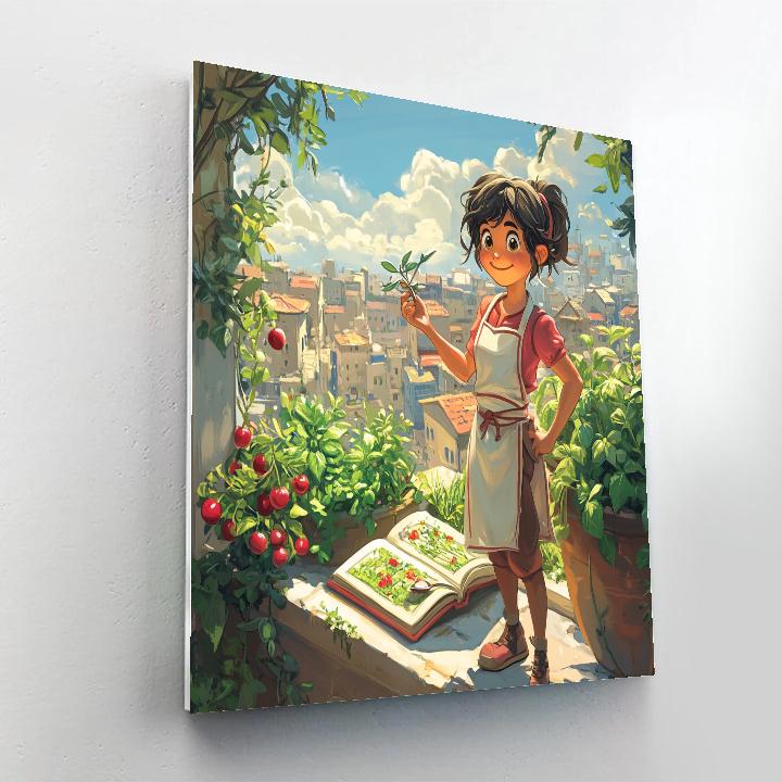 Ratatouille Remy Chef Garden Surprise DIY paint by numbers