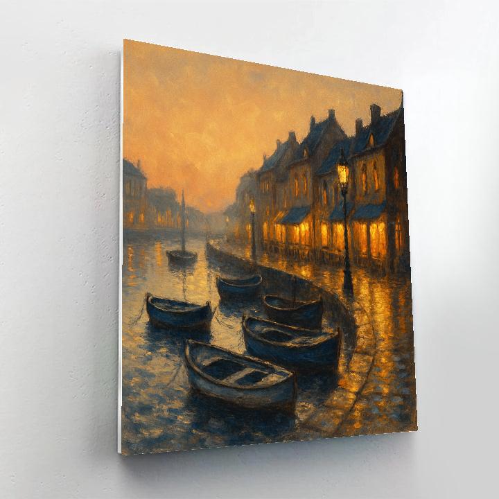 Cozy Harbor Evening Paint by numbers kits