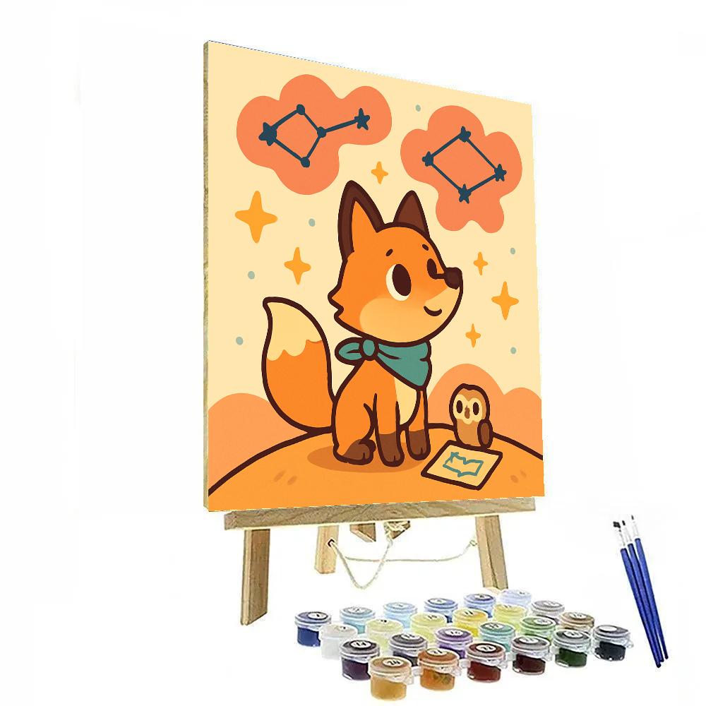 Nebula Fox Explorer paint by numbers