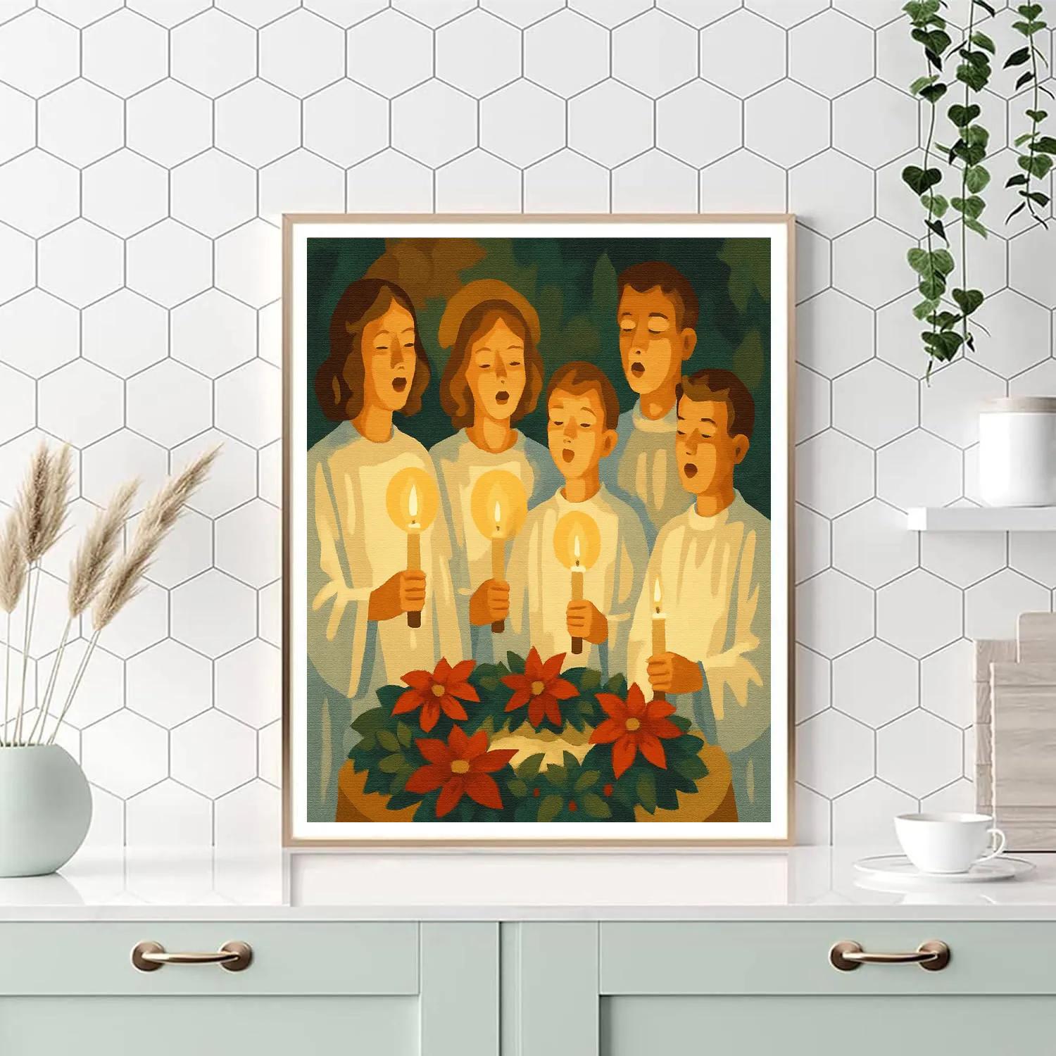 Holylight Benediction DIY paint by numbers