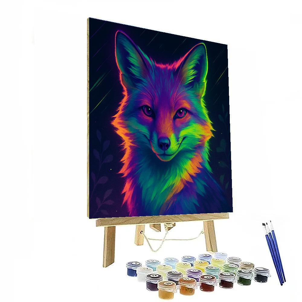 Chromatic Fox Gaze Paint by numbers kits