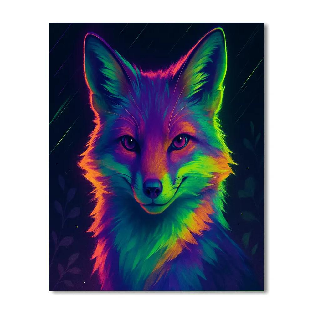Chromatic Fox Gaze Paint by numbers kits