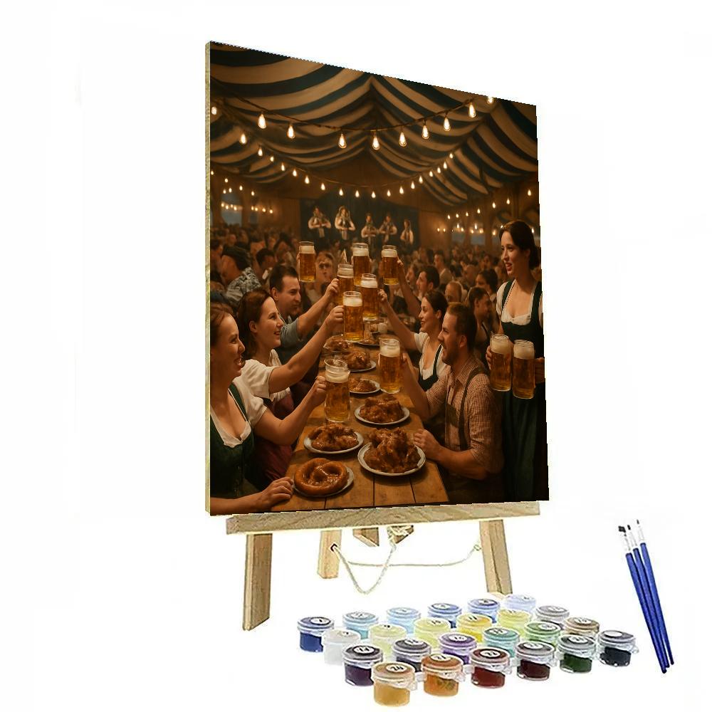 Oktoberfest Long Table Celebration Paint by numbers kits