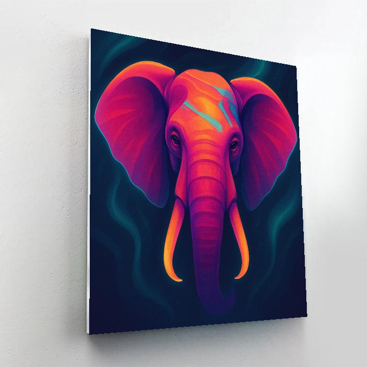 Aurora Elephant Majesty Painting by numbers kit