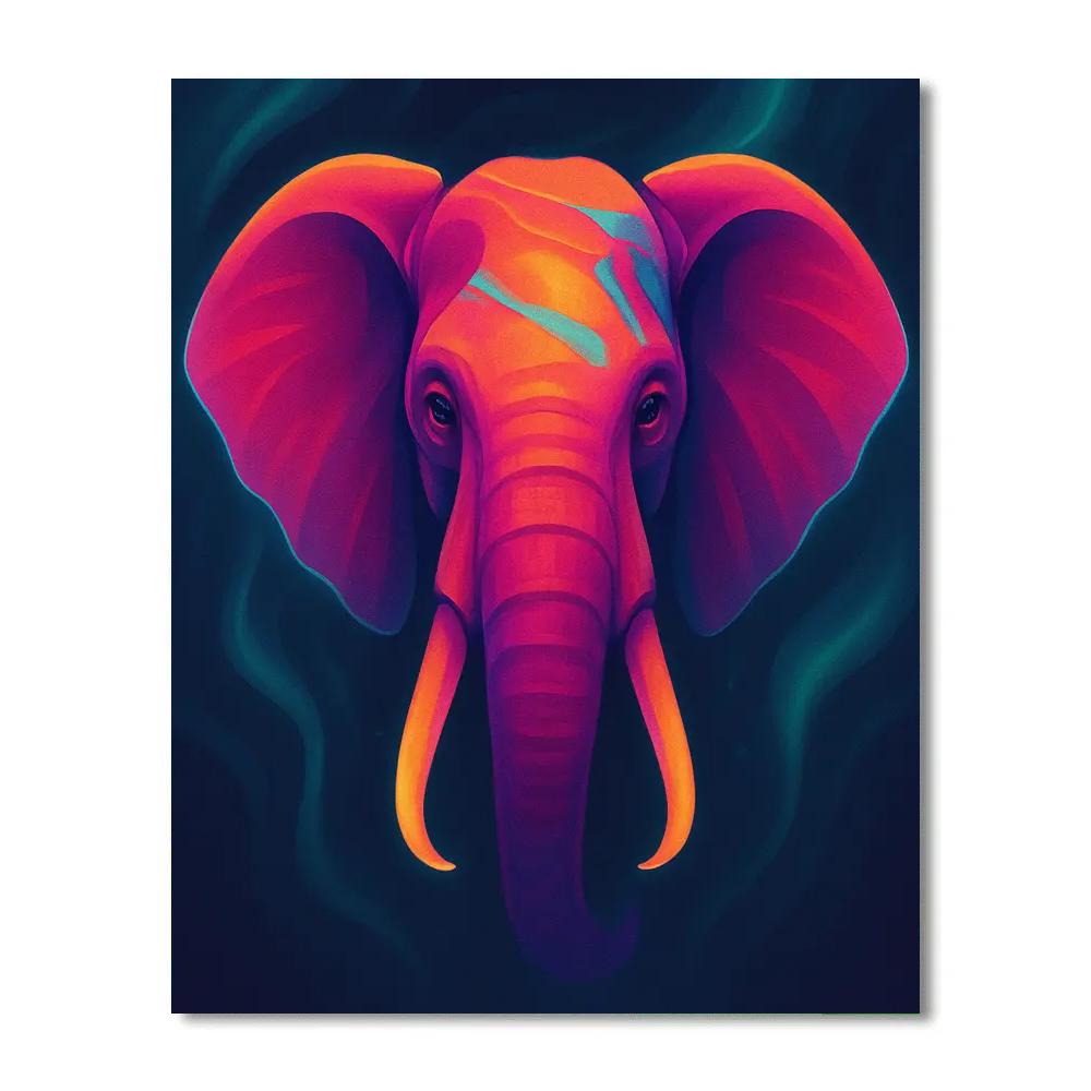 Aurora Elephant Majesty Painting by numbers kit