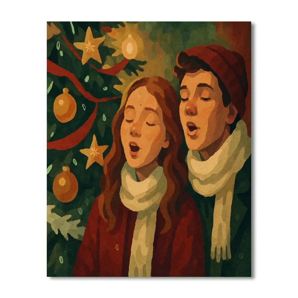 Feathered Tree Serenade painting number kit