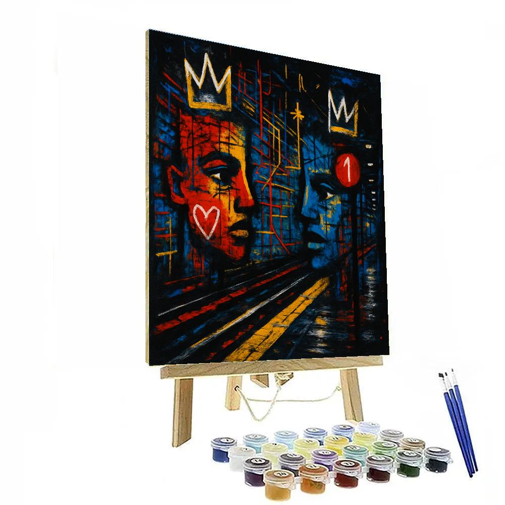 Basquiat Metro Pulse Paint by numbers art