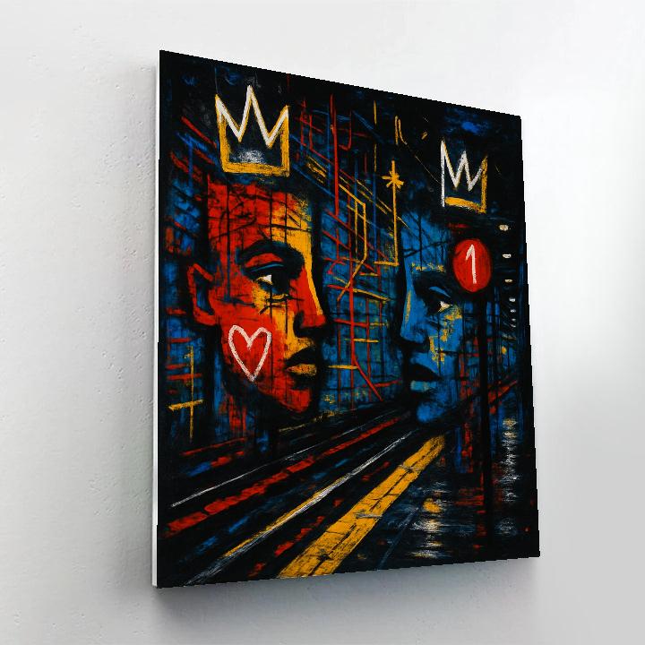 Basquiat Metro Pulse Paint by numbers art