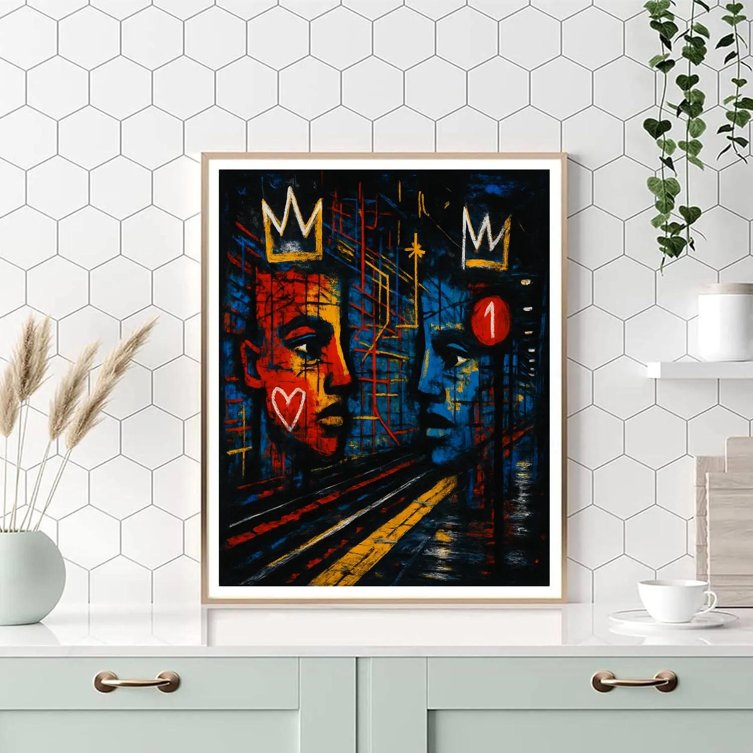 Basquiat Metro Pulse Paint by numbers art